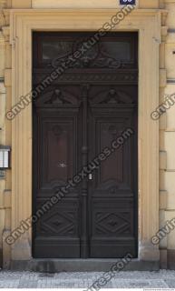 door double wooden ornate 0003